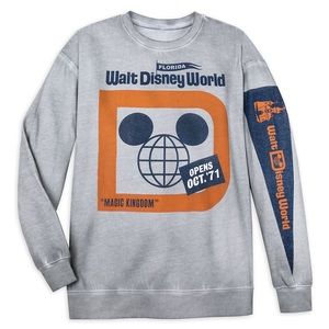 Walt Disney World 50th Anniversary Vault Collection Opens Oct 1971 Sweatshirt L
